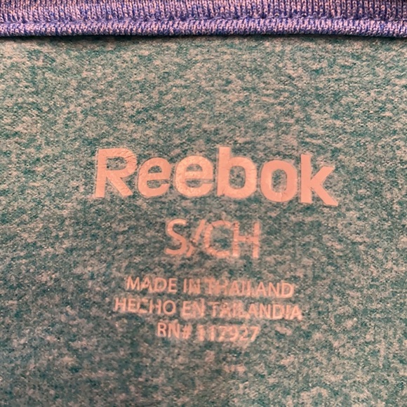 Reebok lightweight aqua zip up hoodie with pocket - Picture 16 of 16